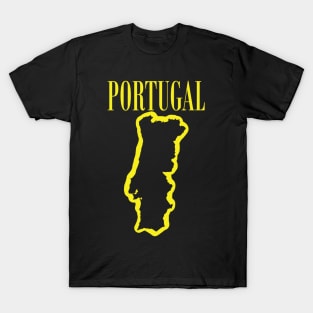 Vibrant Portugal: Unleash Your 90s Grunge Spirit! T-Shirt